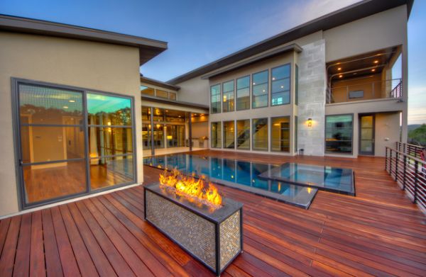 Backyard Landscaping Design Ideas-Amazing near Swimming Pool Fireplaces
