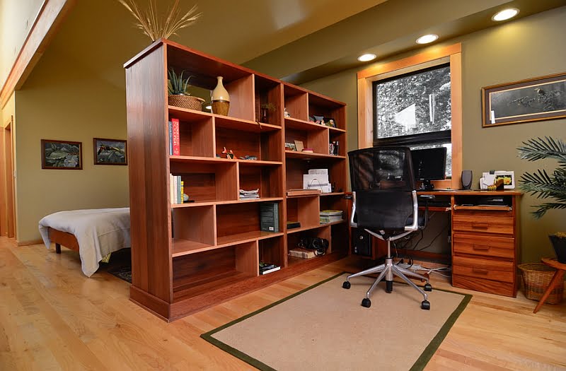 Ample Storage Space Acts as a Room Divider as Well