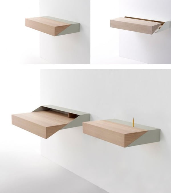 Minimalist Small Pull Out Desk