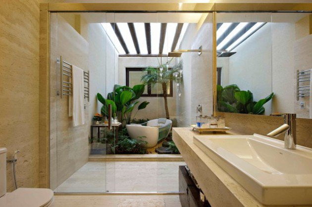  Breathing Tropical Master Bathroom