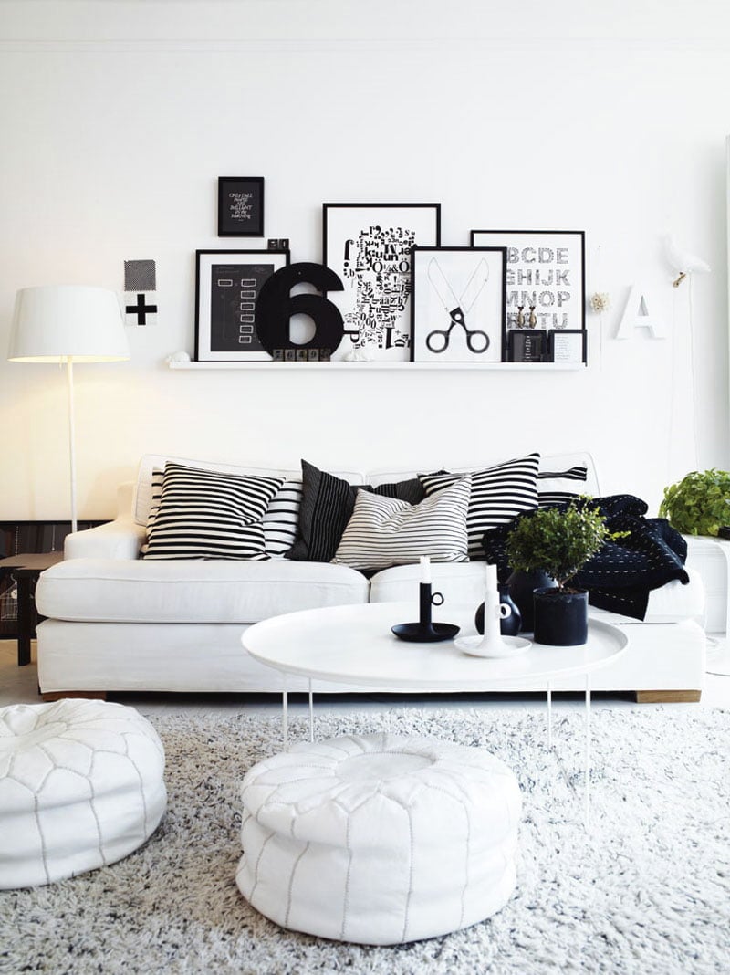 25 Black and White Glamour Decor Inspirations 11
