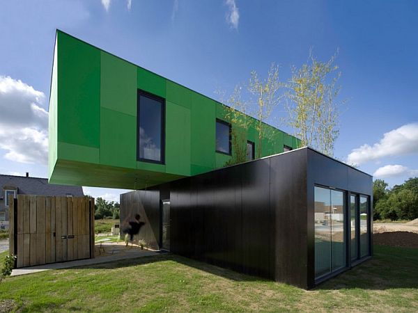Green Shipping Container Home