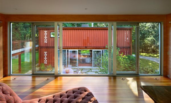 Massive Use of Glass Allowing Natural Light and Ventilation