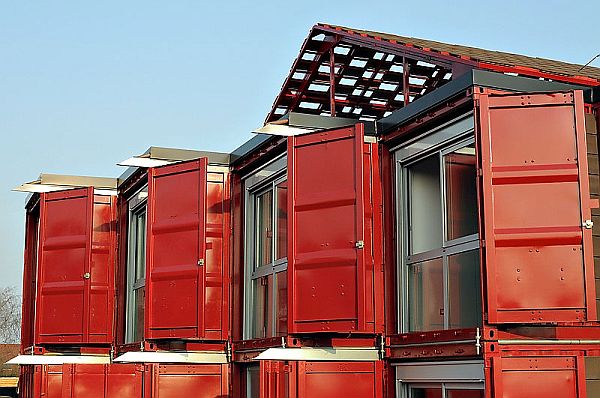 Shipping Containers Left Intact to Enhance Privacy