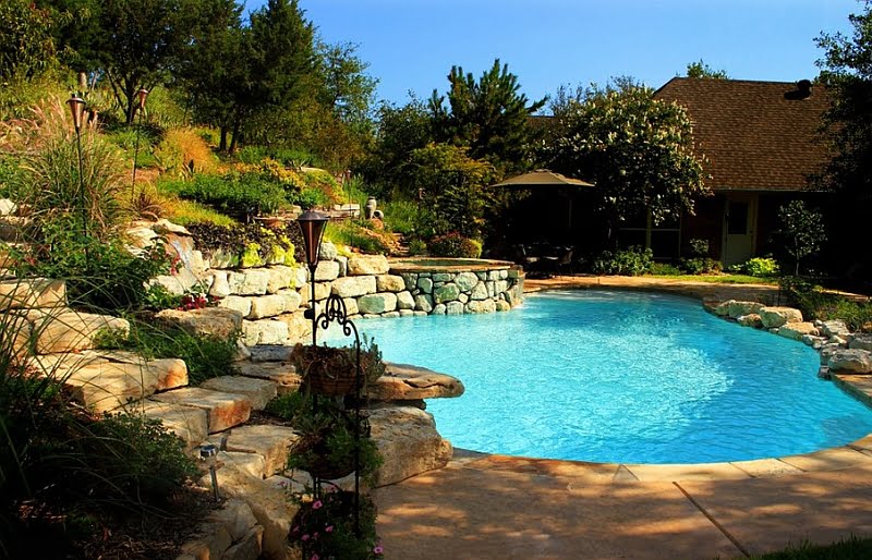 Clear Pool Resembling a Natural Lagoon