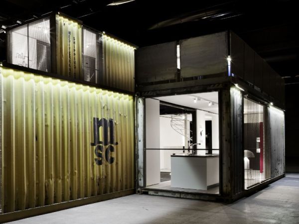 Minimalist Design Showcased in Shipping Container House