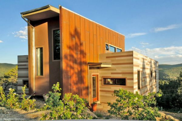 Chipping Container Home Materialized in Colorado