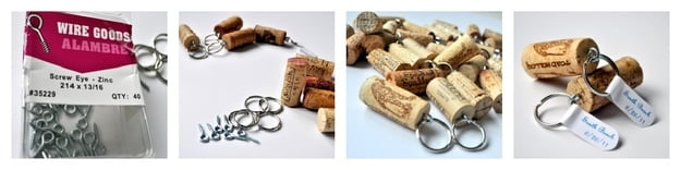 3. CORK KEY CHAINS