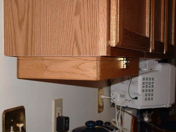 Creative Kitchen Storage Idea-Under Cabinet Spice Rack 
