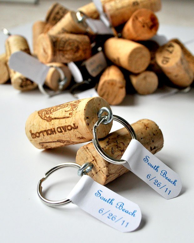 3. CORK KEY CHAINS