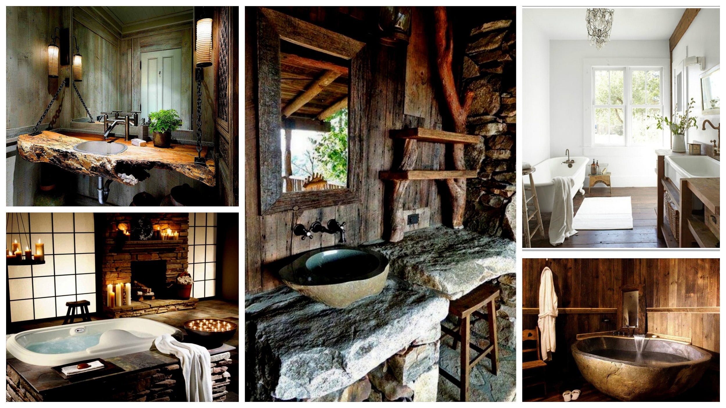 40 Exceptional Rustic Bathroom Designs Filled With Coziness and Warmth