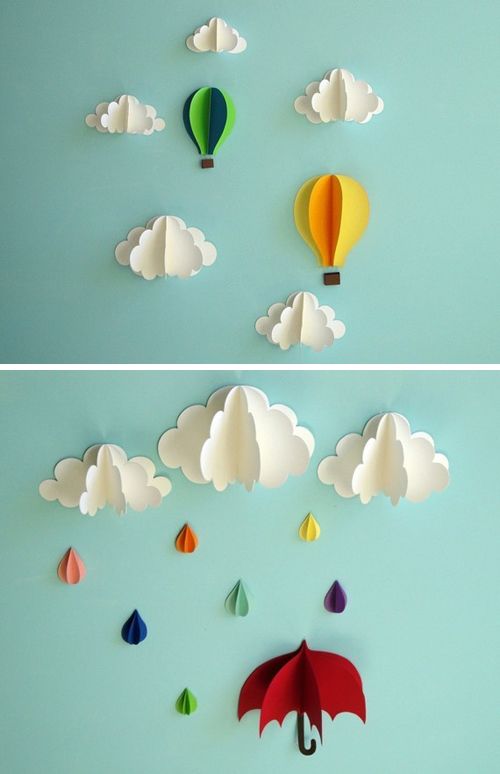 21 Extraordinary Smart DIY Paper Wall Decor That Will Color Your Life