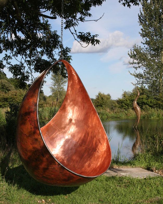 35 Swings You Should Definitely Try Once in Your Lifetime-homesthetics sculptural swing by Stephen Myburgh