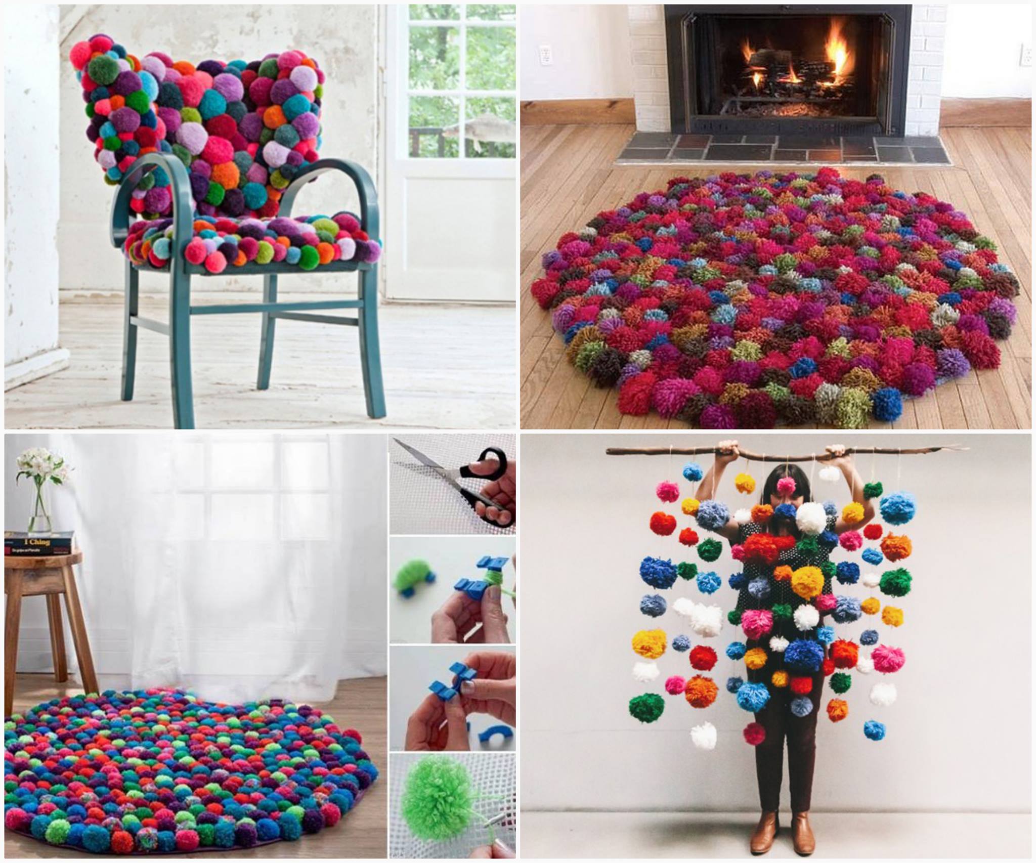 Pom-Pom Crafts and Ideas-homesthetics (11)