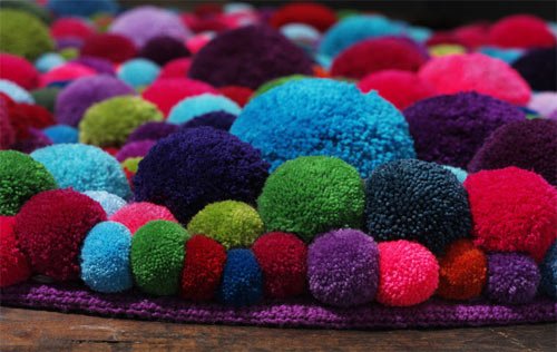 Cute colorful DIY Pom-Pom Crafts and Ideas-homesthetics (6)