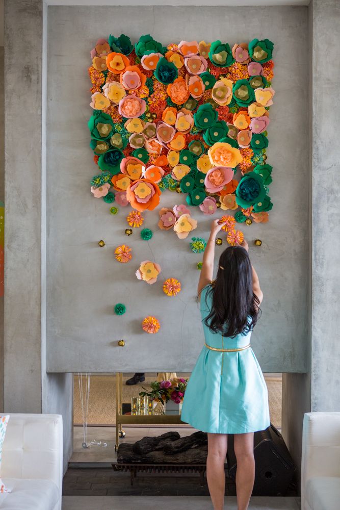 DIY Wall Flower Art-homesthetics (4)