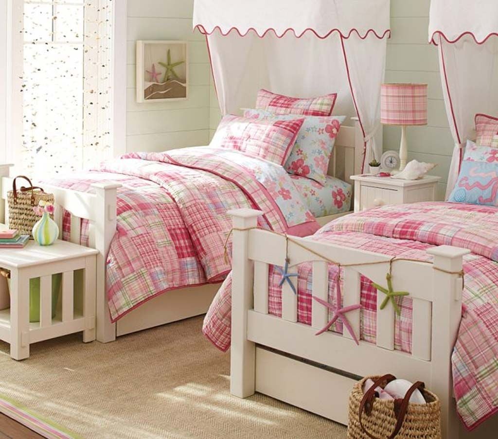 5. Twin matching beds