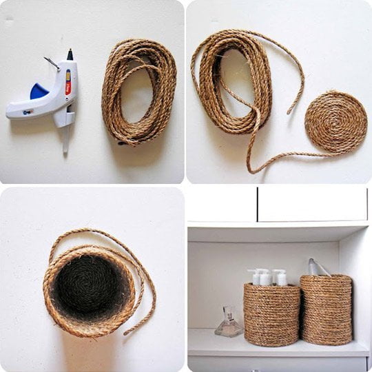 25 Easy DIY Rope Projects for your Home