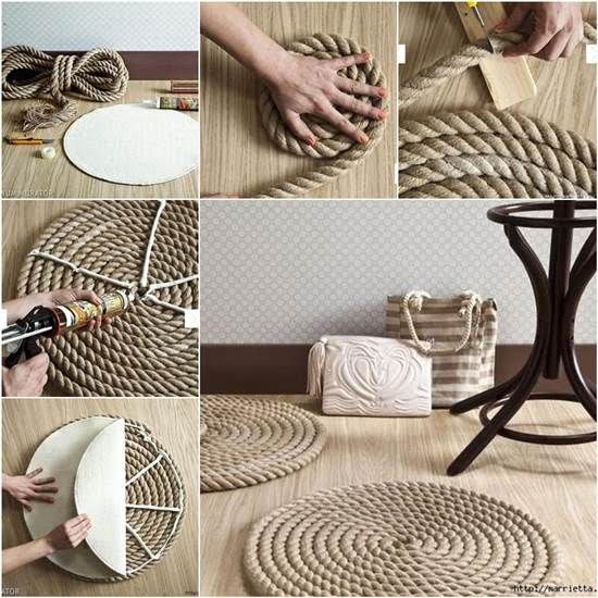 25 Easy DIY Rope Projects for your Home