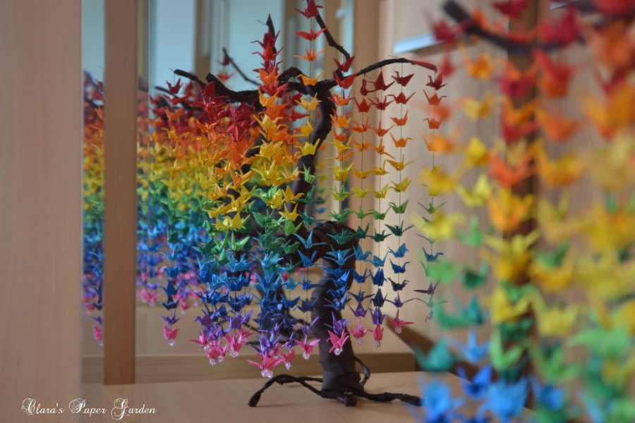 Guide On How To Create A Colorful Rainbow Diy Crane Curtain Video