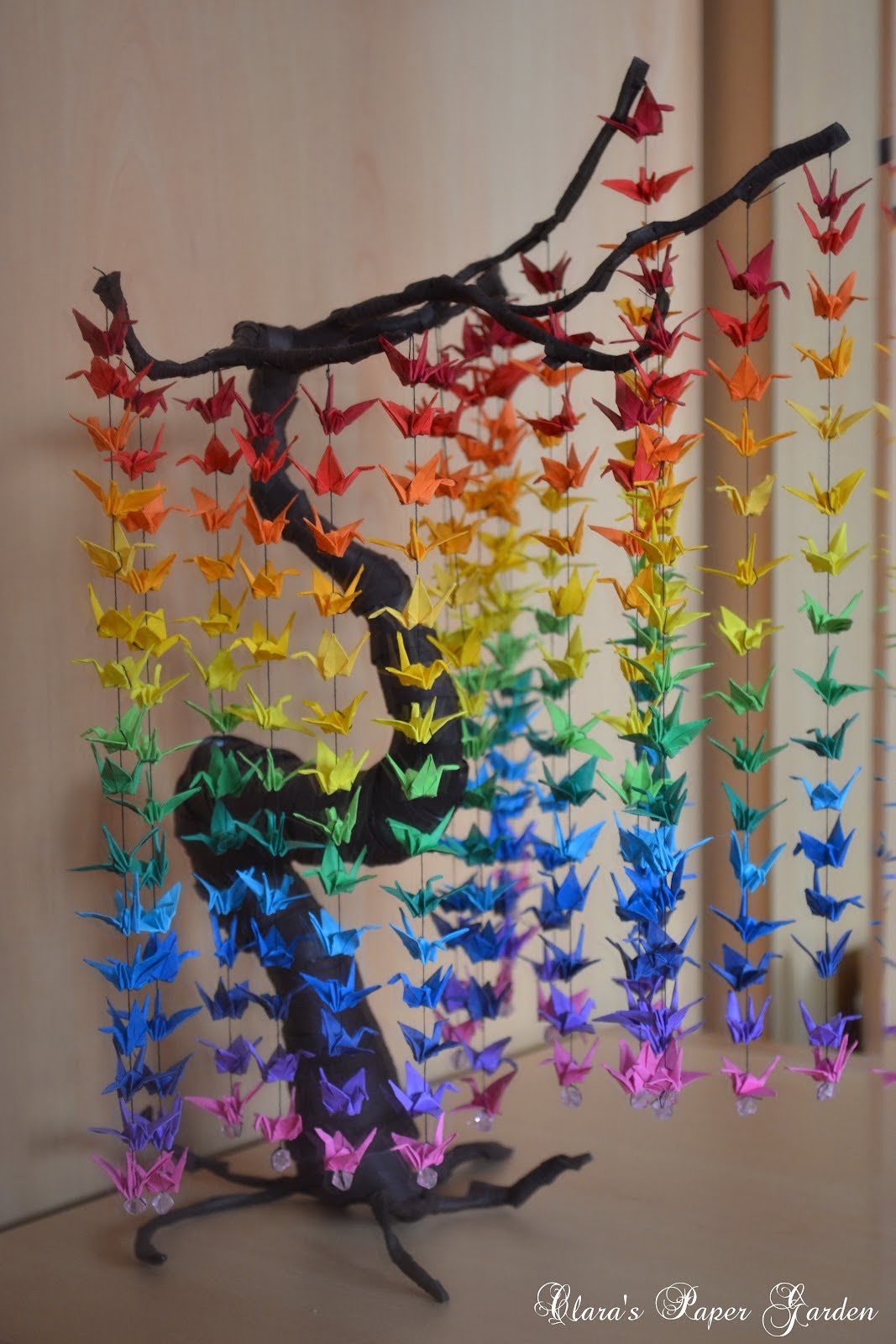 Guide on How to Create a Colorful Rainbow DIY Crane Curtain [Detailed Instructions] homesthetics (7)