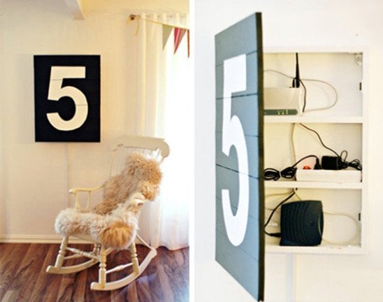 Secure Your Valuable Items in a Doubled Wall Art Piece