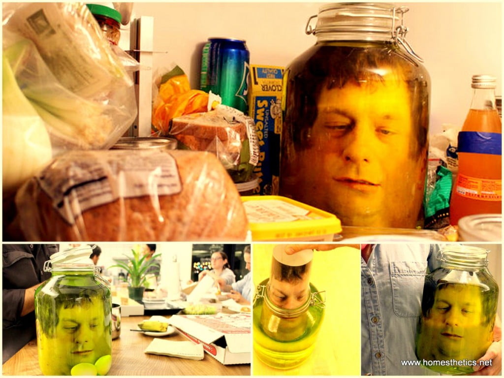 Terrify Your Guests With A Ghoulish Great- The DIY Head In A Jar ...