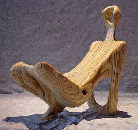 5. Bizarre Furniture Designs -Human shape lounge