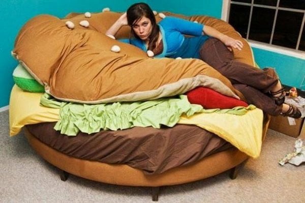 1. The burger bed