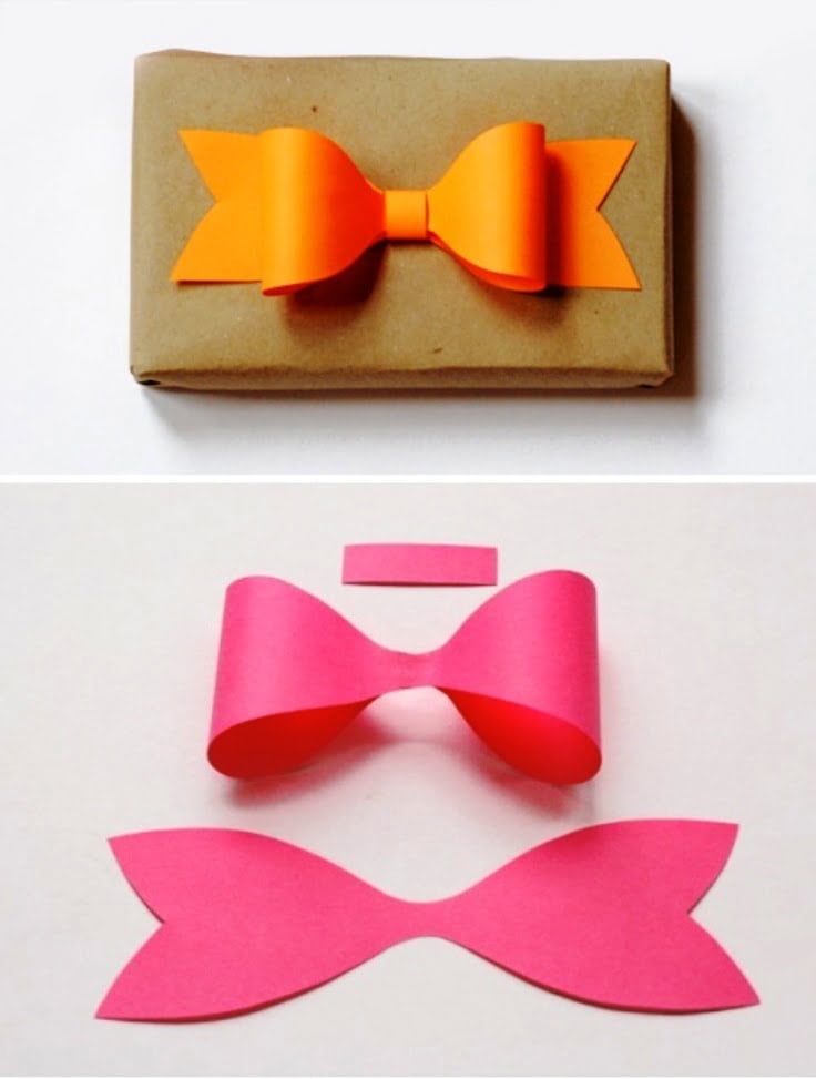 22. EASY PAPER BOWS