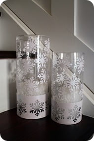 29. METALLIC PAPER CANDLE HOLDERS COVERS