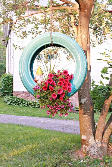 24 DIY Tire Projects- Creatively Upcycle and Recycle Old Tires Into a New Life (39)