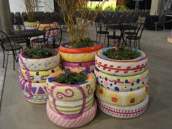 24 DIY Tire Projects- Creatively Upcycle and Recycle Old Tires Into a New Life (42)