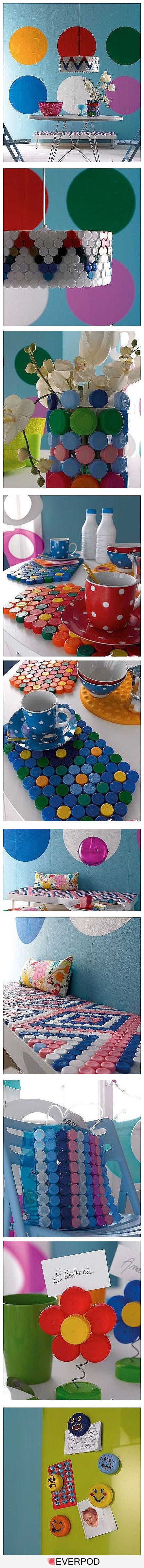 creative bottle caps crafts and projects-homesthetics (20)