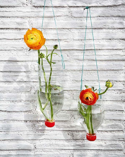 Superb Transparent Hanging Water Bottle Vases