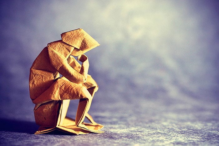  The Thinker Origami Art