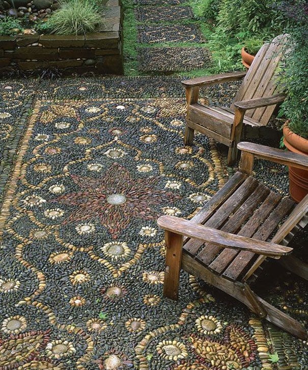 Backyard Landscaping Ideas-15 Magical DIY Pebble Paths That Seem Shaped by The Wind homesthetics (7)