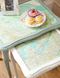 Use Old Maps to Add a Vintage Touch In Any Decor