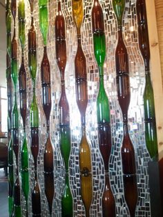 32 Insanely Beautiful Upcycling Projects For Your Home -Recycled Glass Bottle Projects homesthetics decor (16)