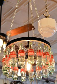 32 Insanely Beautiful Upcycling Projects For Your Home -Recycled Glass Bottle  