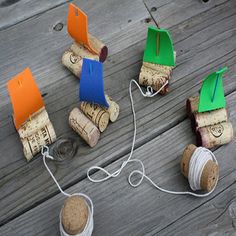 INSANELY CREATIVE AND PLAYFUL DIY CORK BOATS