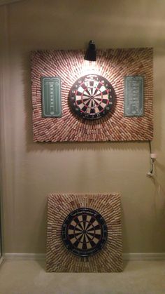 PROTECT THE WALL AROUND A DART BOARD