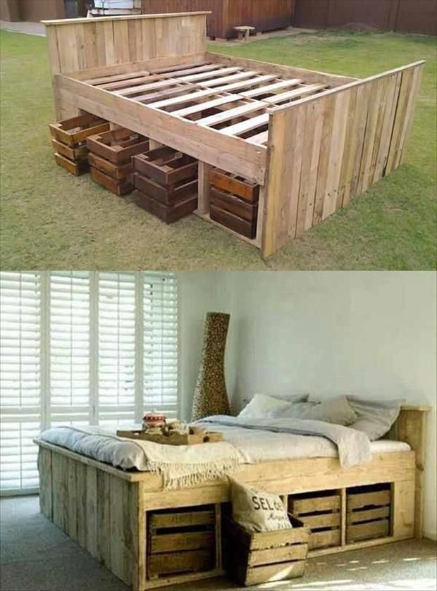 Creatively Recycling Ideas-Top 20 DIY Pallet Beds -homesthetics (6)