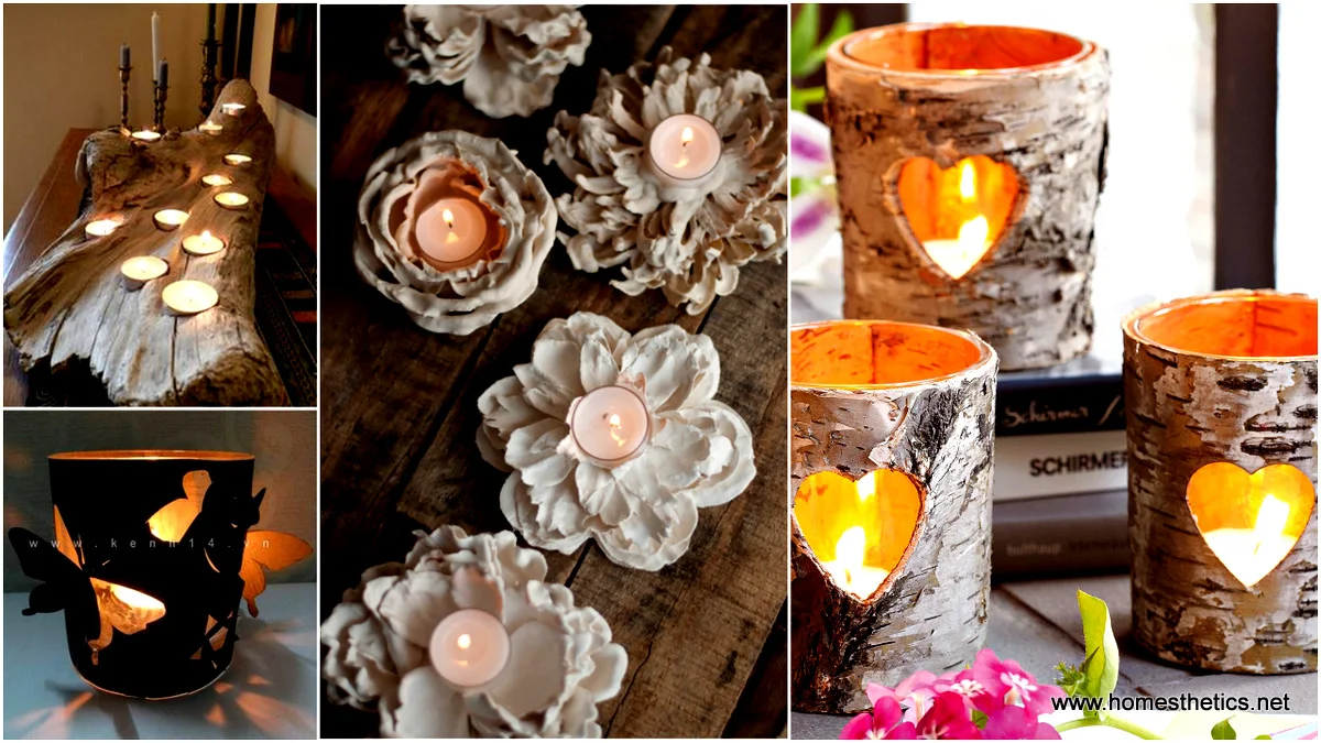 44+ DIY Candle Holder Ideas - Making Joy and Pretty Things