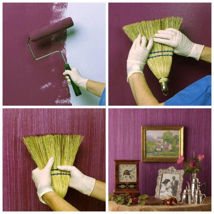 15.USE A BROOM FOR TEXTURE