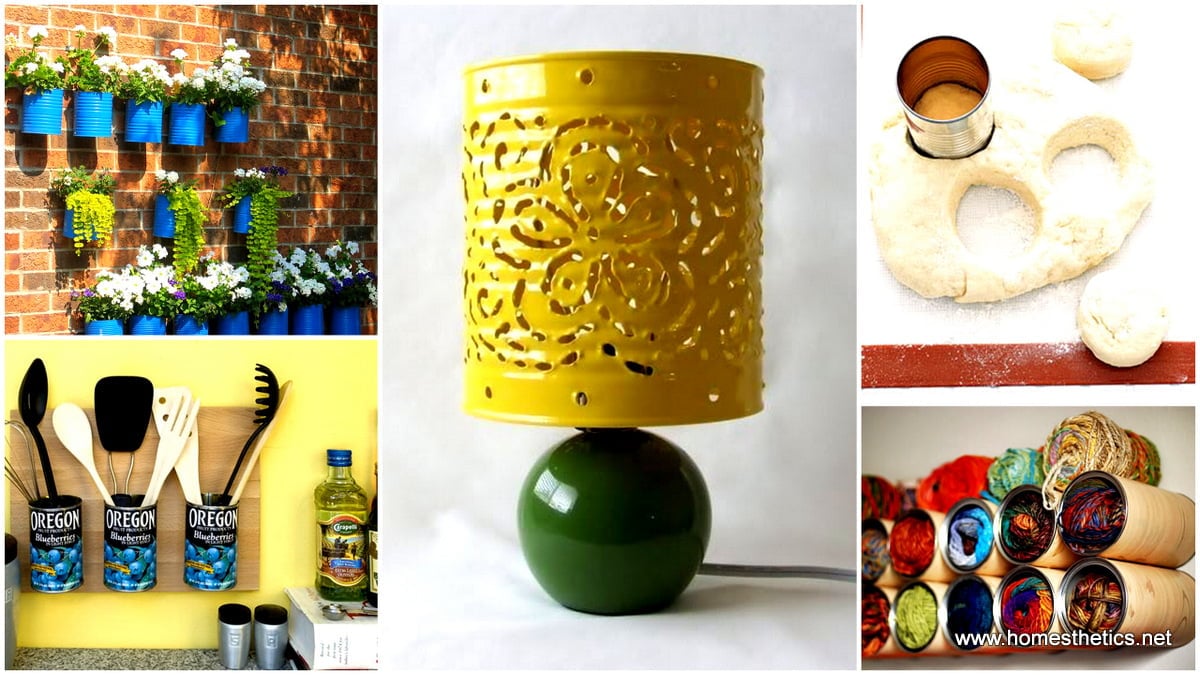 1 50 Extremely Ingenious Crafts and DIY Projects That Are Recycling Repurposing Upcycling Cans