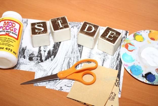 21 Simple & Creative Mod Podge Crafts That You Can Start Right Away homesthetics decor (54)