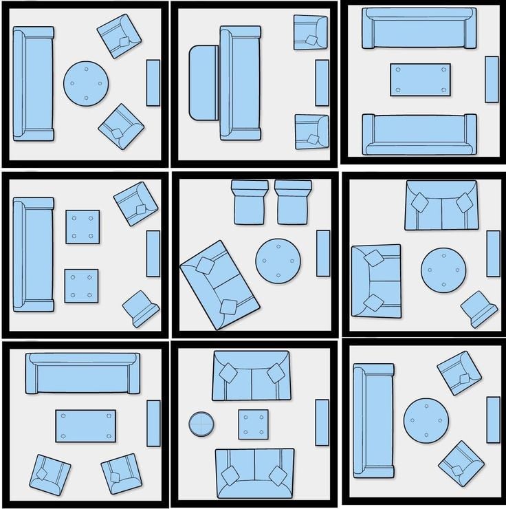 Furniture Arranging Tricks And Diagrams
