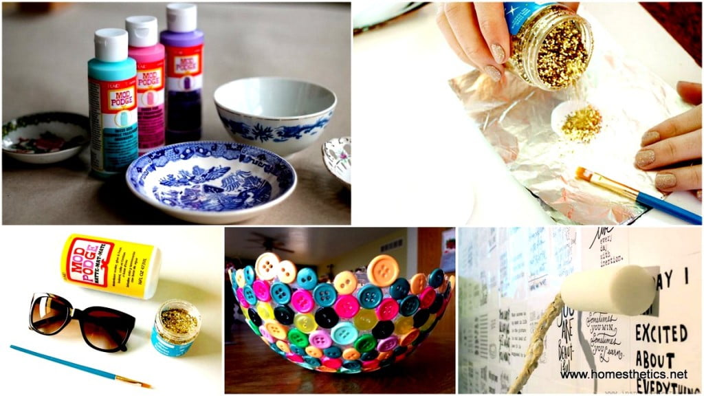 21 Simple & Creative Mod Podge Crafts That You Can Start Right Away