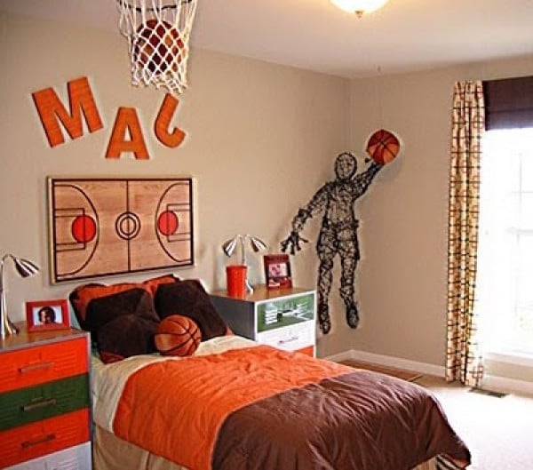 Simple Steps to Consider For an Inspiring Basketball Themed Bedroom homesthetics decor (5)